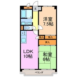 パティオクラブ滝ノ水の物件間取画像